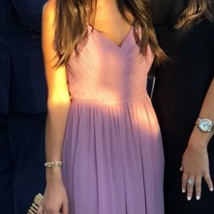 Bill Levkoff Chiffon Dress in Wisteria